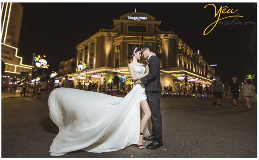 chụp ảnh cưới chụp tại Tràng Tiền