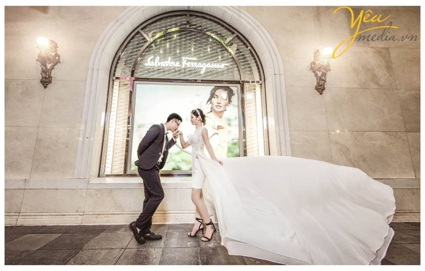 chụp ảnh cưới chụp tại Tràng Tiền