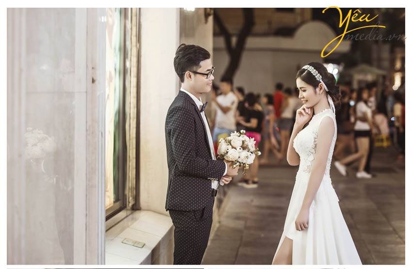 chụp ảnh cưới chụp tại Tràng Tiền