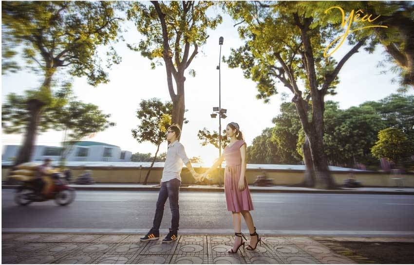 chụp ảnh cưới tại Phan Đình Phùng