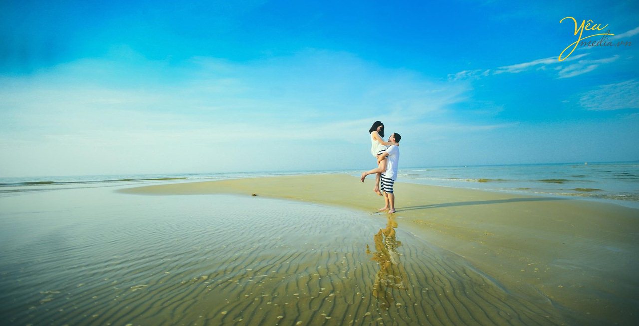 yêu nhau ở biển