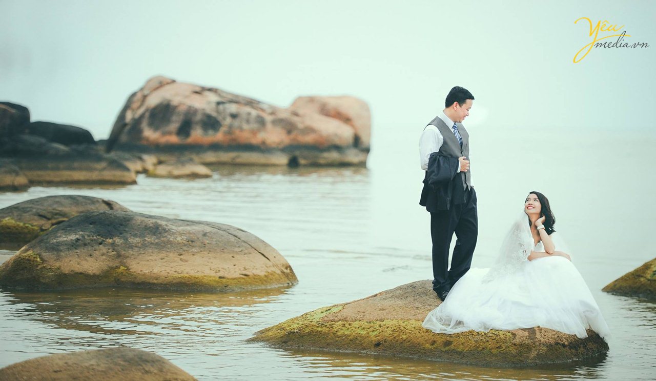 ảnh cưới tình yêu ở biển