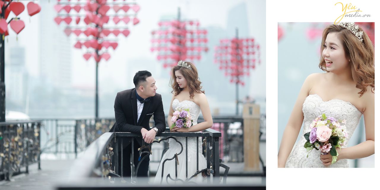ảnh cưới chụp tại cầu Đà Nẵng