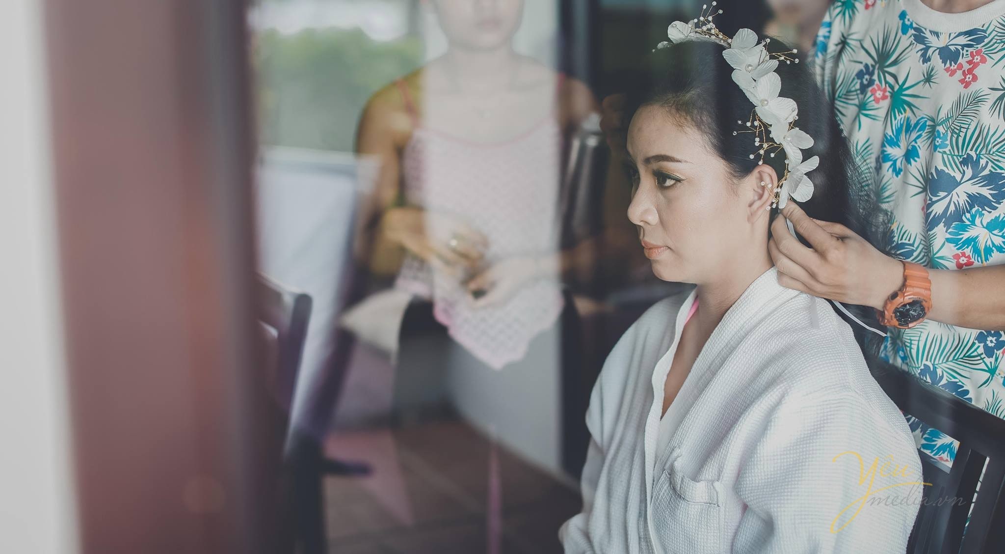 Hình ảnh đẹp cô dâu chuẩn bị trước đám cưới