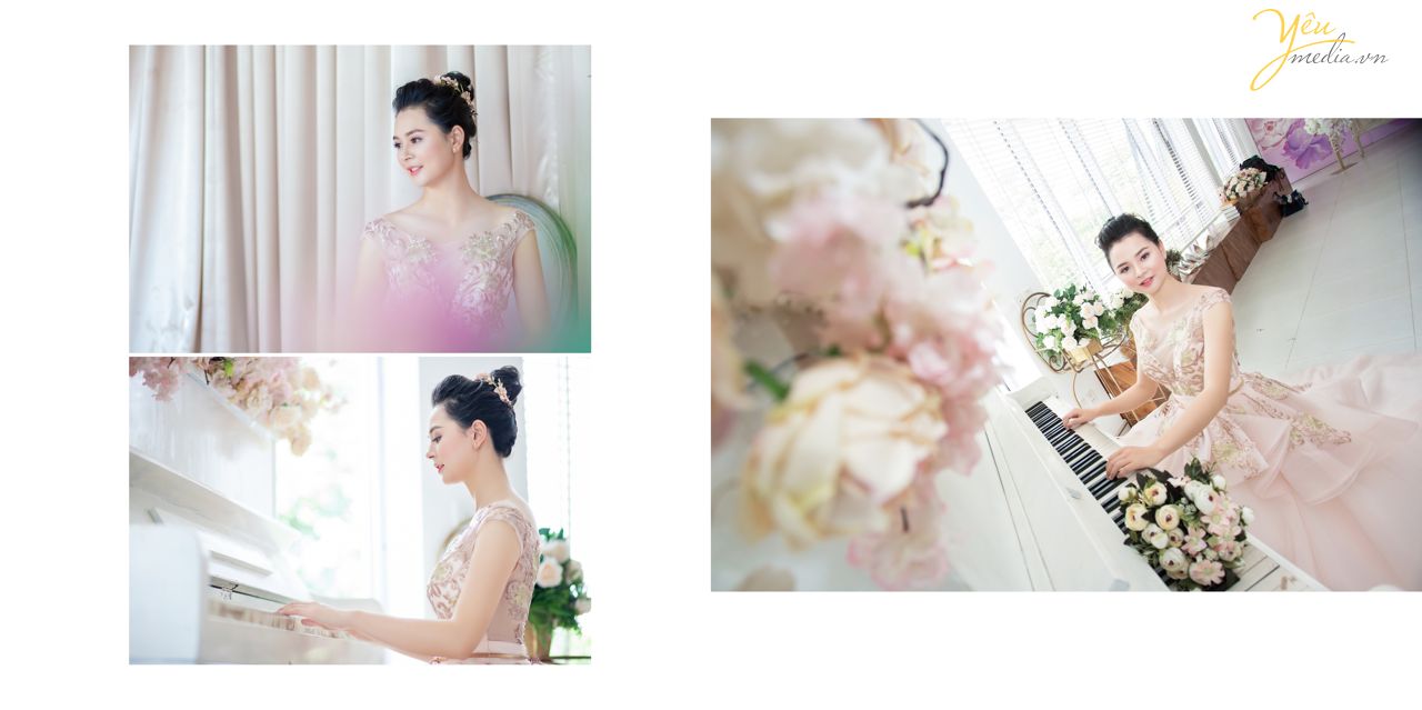cô dâu chơi đàn