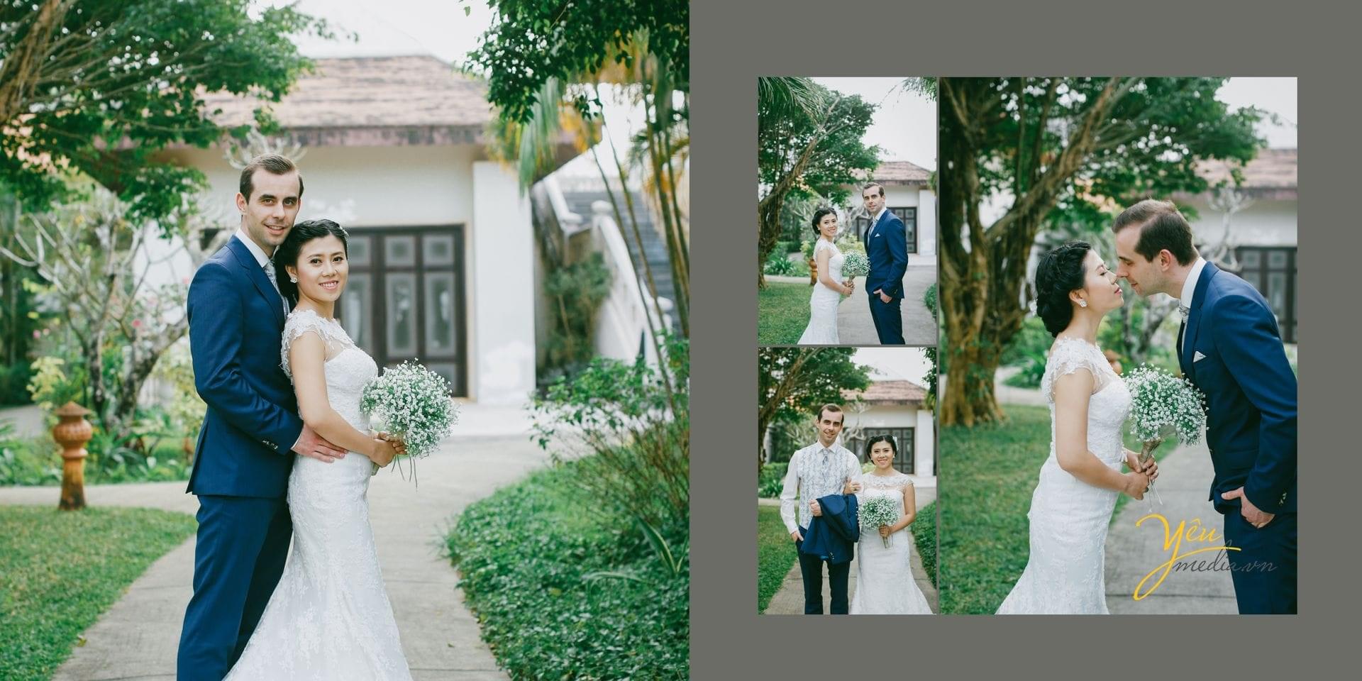 chụp ảnh cưới tại resort