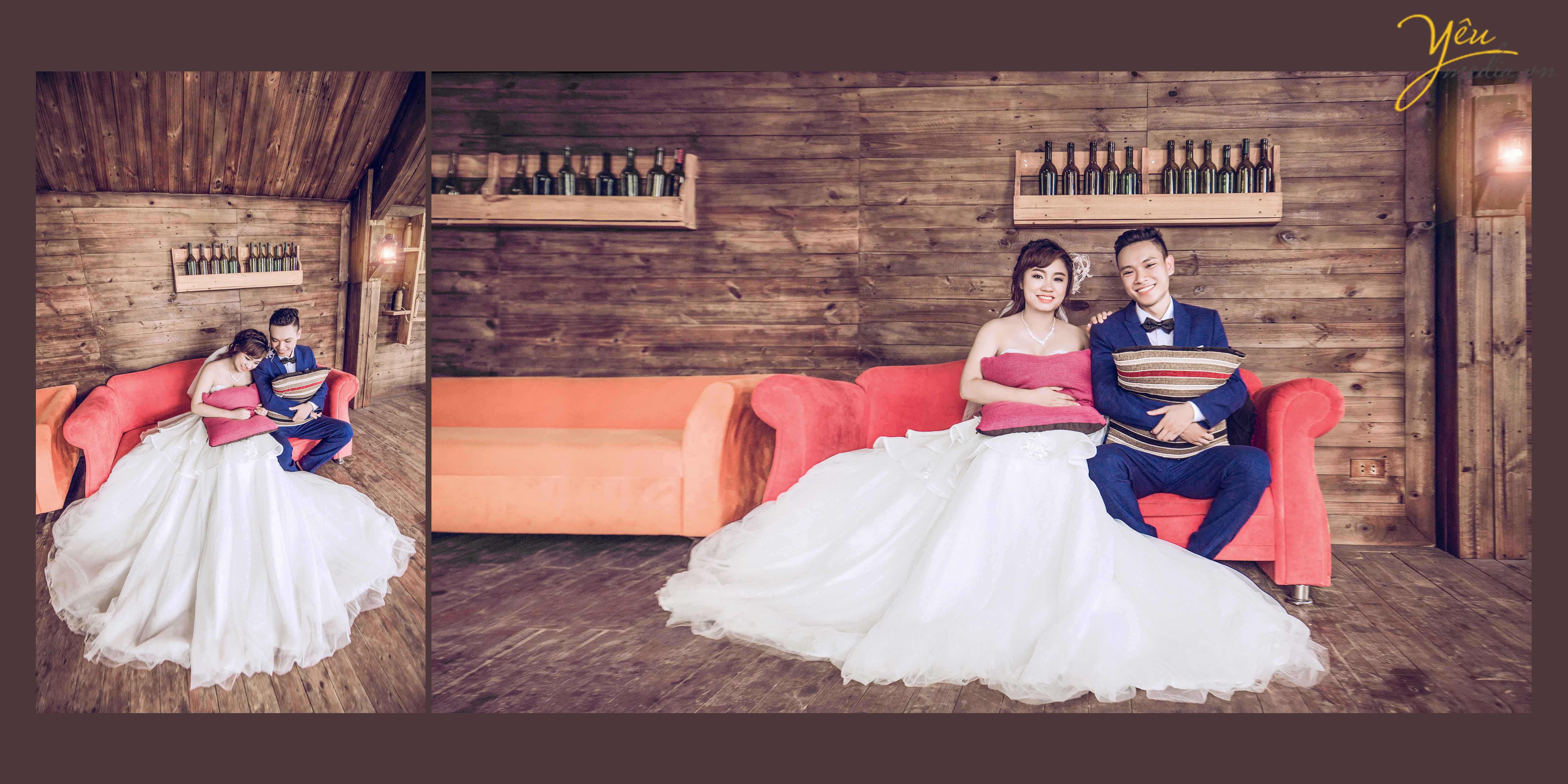 Ảnh cưới tại phim trường Smiley Ville