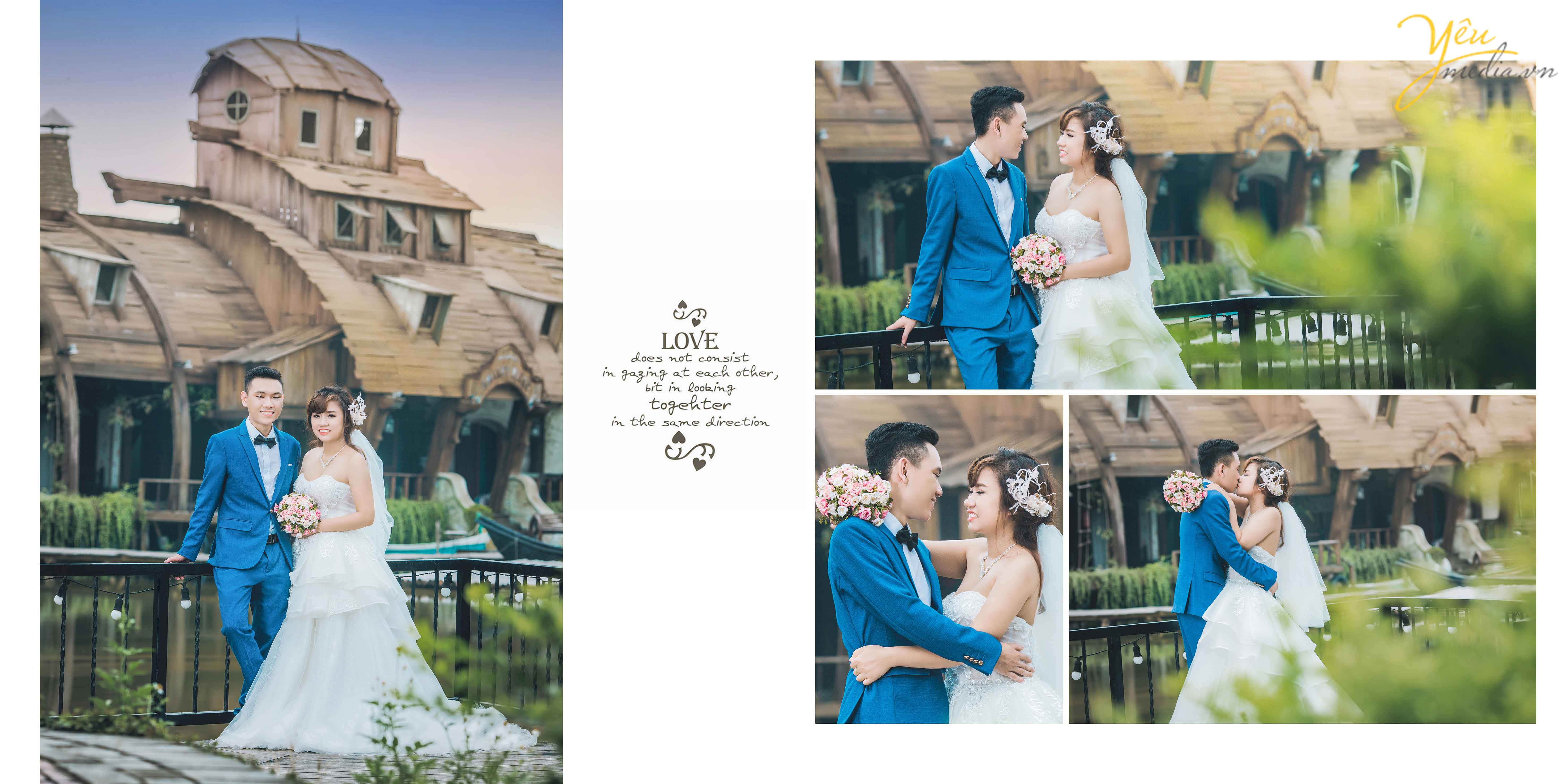 Ảnh cưới tại phim trường Smiley Ville