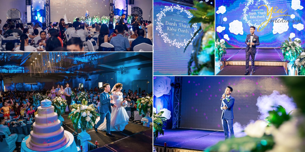 không gian tiệc cưới forever mark