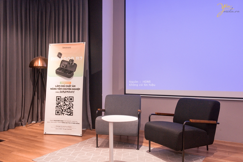 Nhìn lại những bức ảnh chụp sự kiện workshop về thiết bị âm thanh của Saramonic.