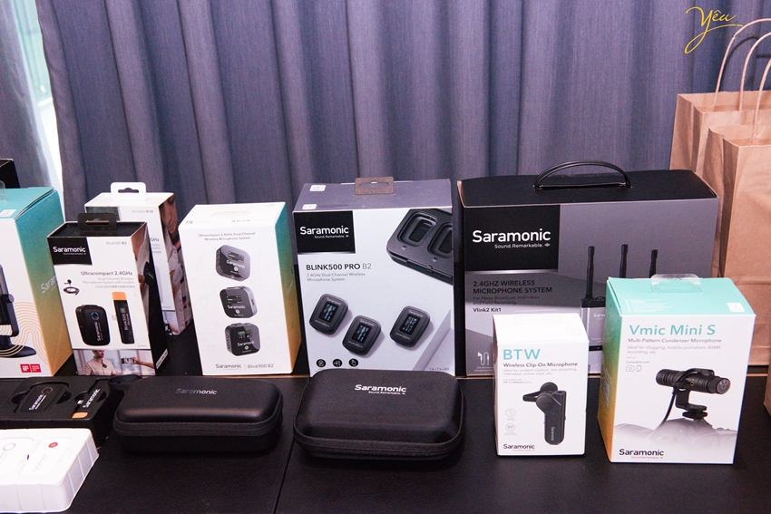 Nhìn lại những bức ảnh chụp sự kiện workshop về thiết bị âm thanh của Saramonic.