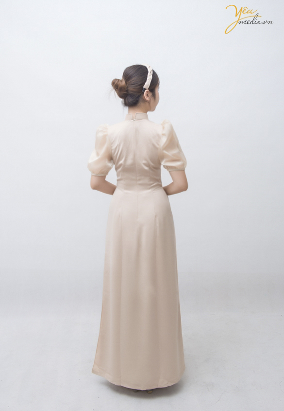 Áo dài cộc tay 01