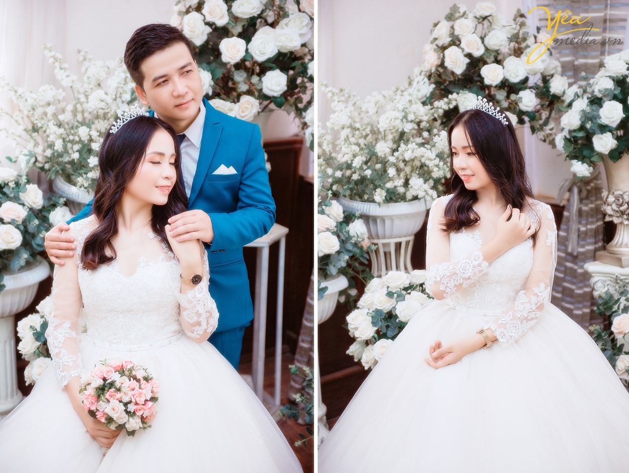 cô dâu chú rể chọn yêu media làm nơi chụp ảnh cưới