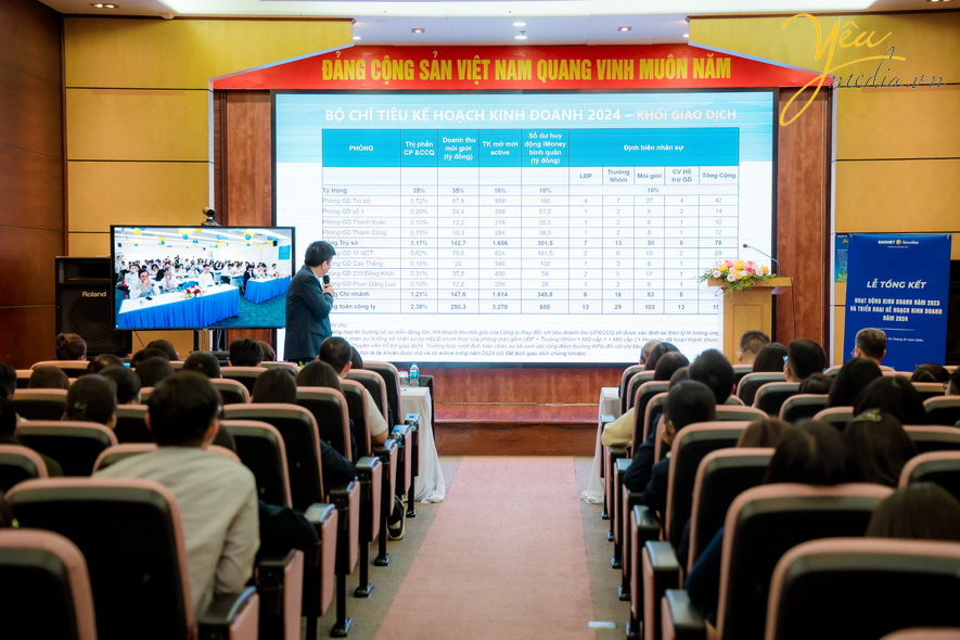 Cùng ngắm nhìn bộ ảnh lễ tổng kết của Công ty Cổ phần Chứng khoán Bảo Việt