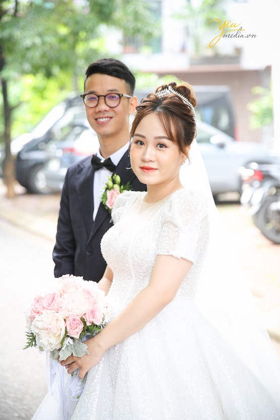 Ảnh chụp ngày cưới hỏi của cặp đôi Hải Anh - Hồng Hoa