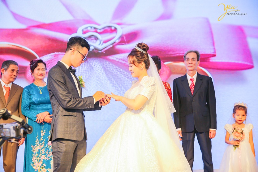 Ảnh chụp ngày cưới hỏi của cặp đôi Hải Anh - Hồng Hoa