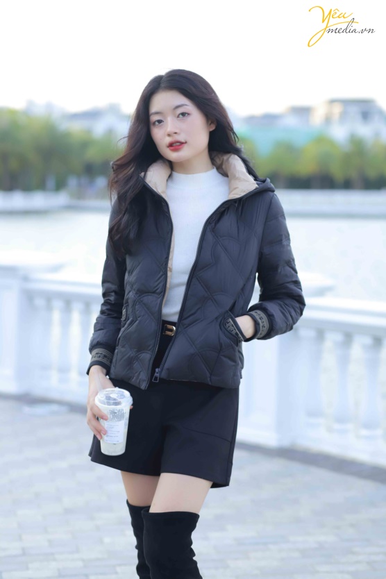 Bộ ảnh chụp thời trang áo phao