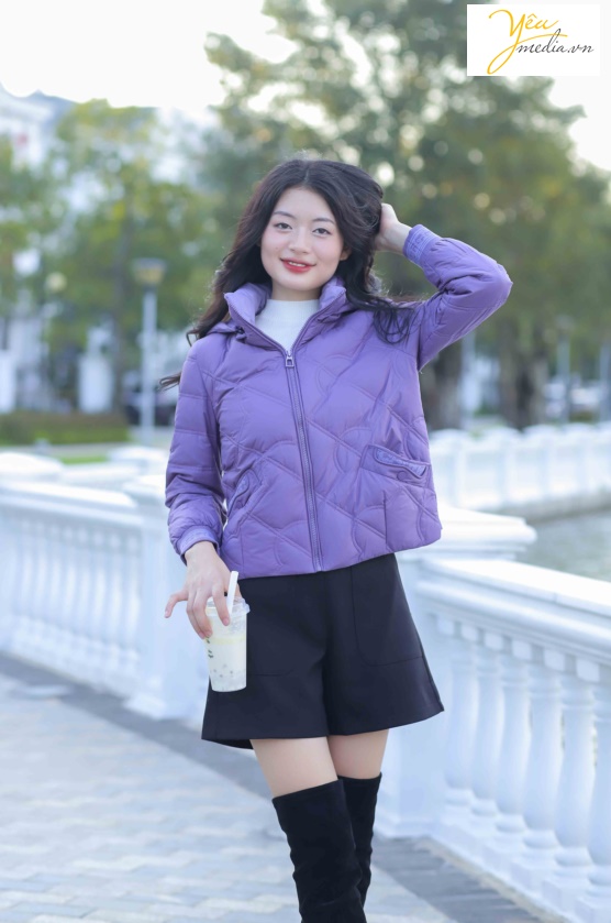 Bộ ảnh chụp thời trang áo phao