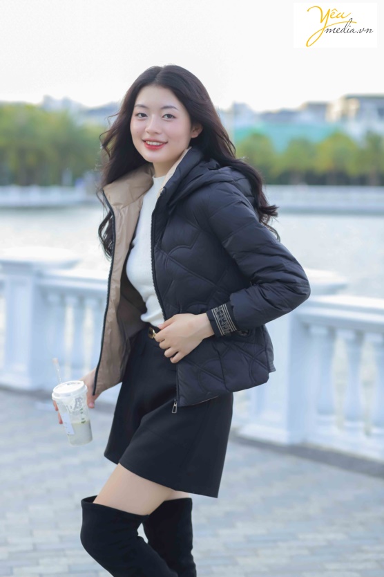 Bộ ảnh chụp thời trang áo phao