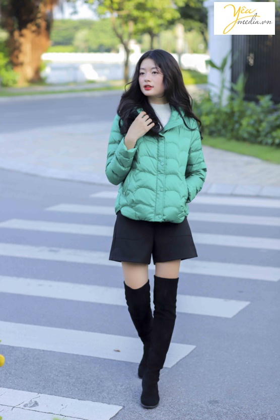 Bộ ảnh chụp thời trang áo phao