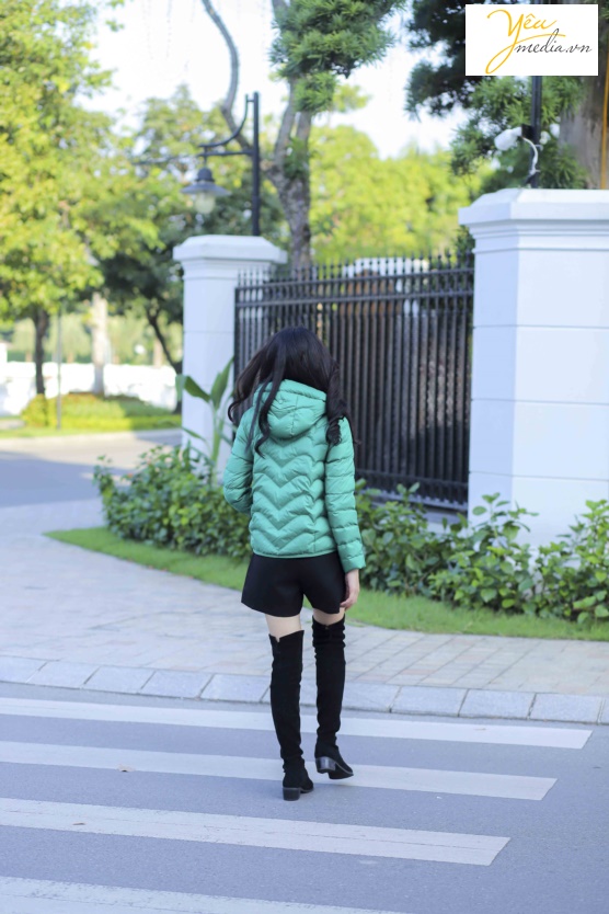 Bộ ảnh chụp thời trang áo phao