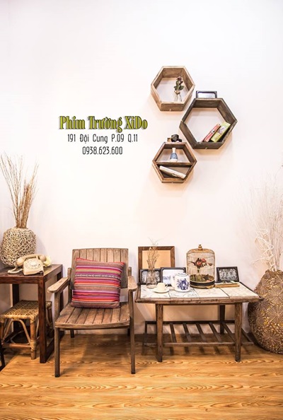 góc chụp ảnh của phim trường xido