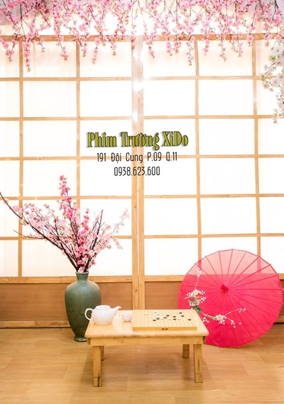 góc chụp ảnh của phim trường xido