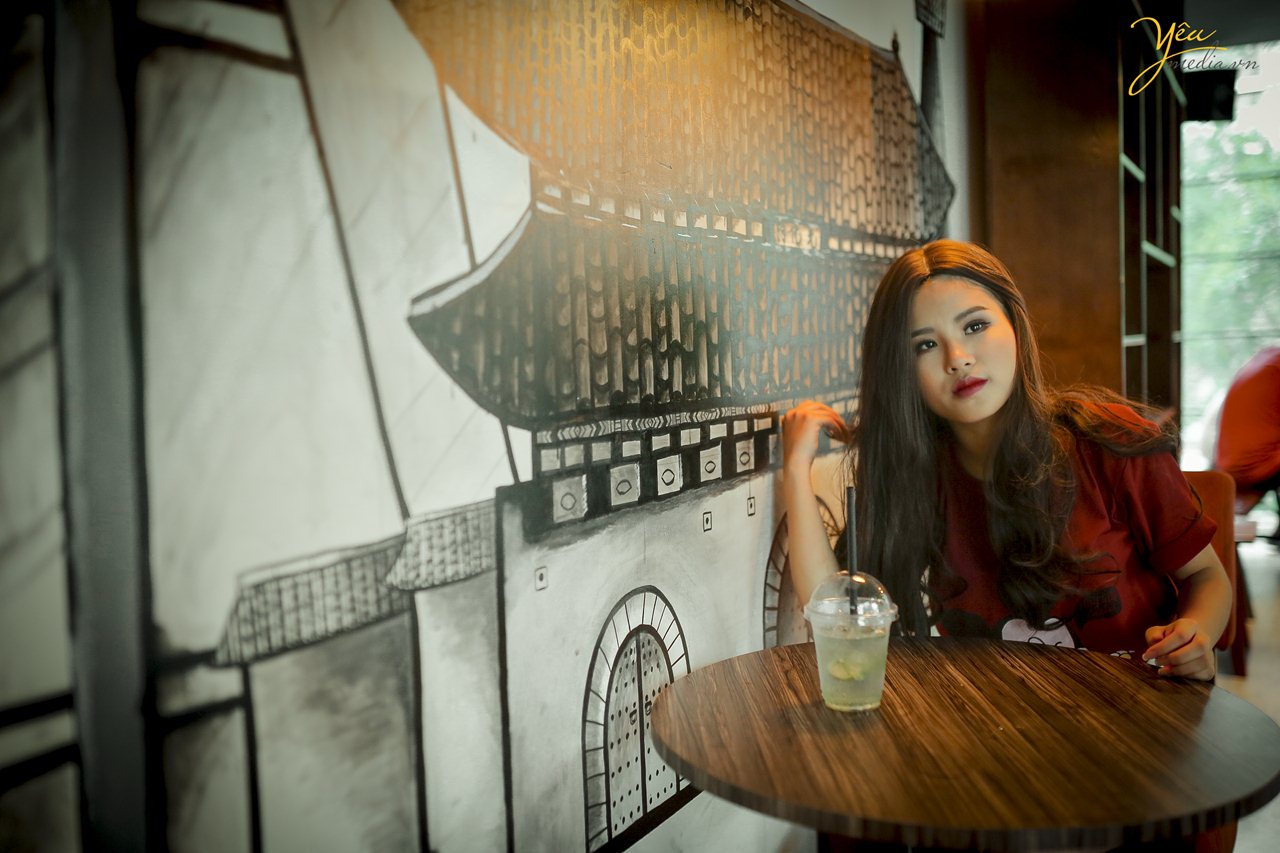 chụp ảnh cưới ở quán cà phê hà nội
