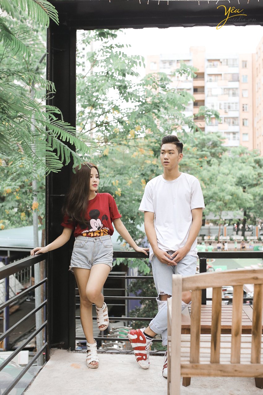 chụp ảnh cưới ở quán cà phê hà nội
