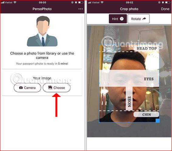 Hướng dẫn tự chụp ảnh thẻ bằng điện thoại