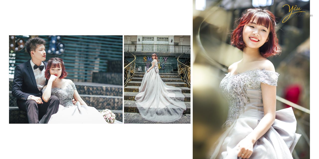 chụp ảnh cưới tuyệt đẹp tại phim trường Smiley Ville