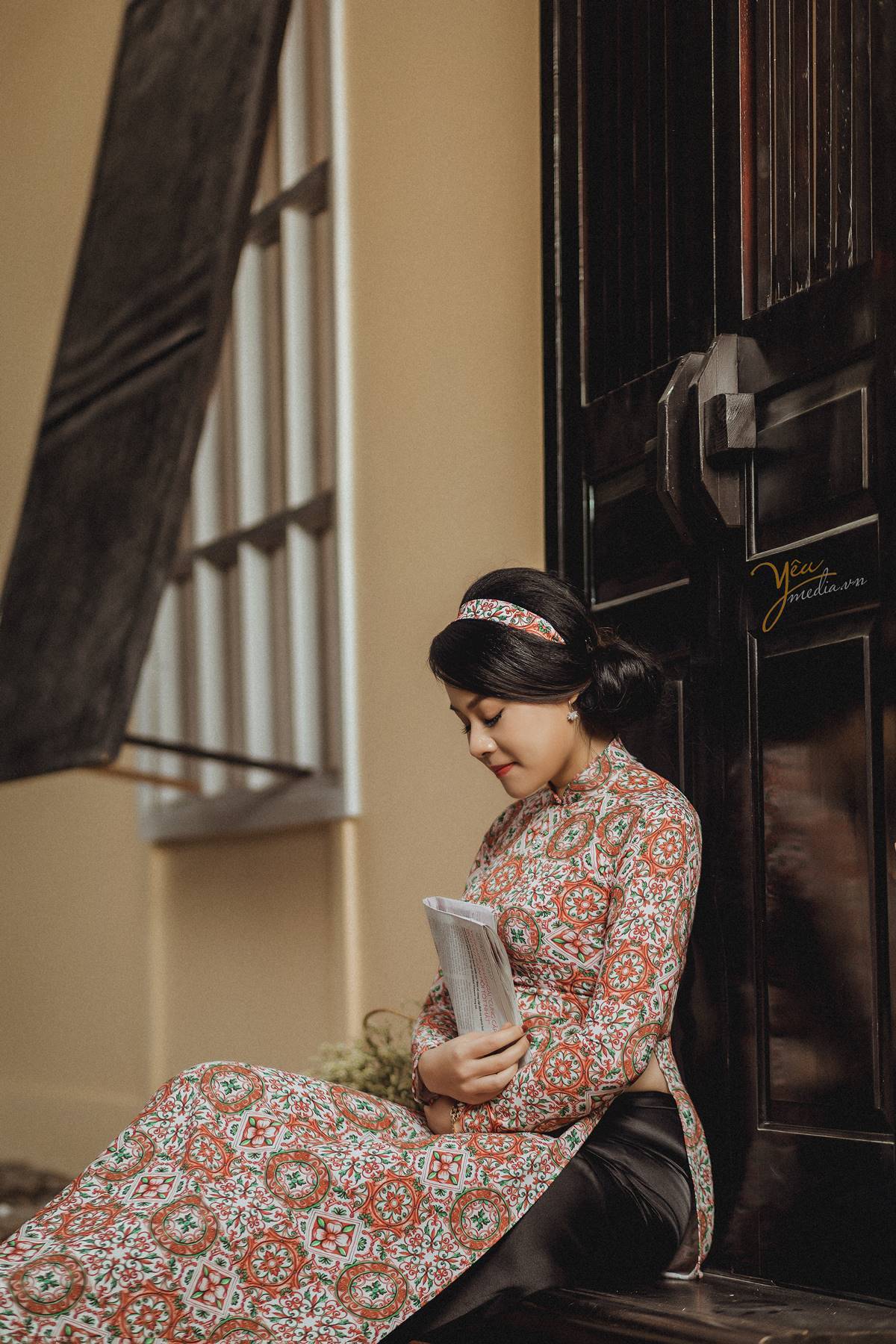 Chụp ảnh áo dài cô Ba Sài Gòn