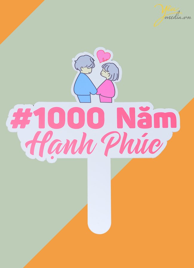 Cho thuê Hashtag cầm tay "1000 Năm Hạnh Phúc"