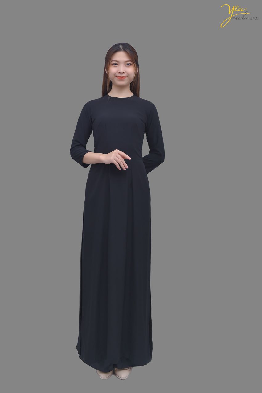 Cho thuê áo dài màu đen ở đâu shop nào hà nội giá bao nhiêu tiền