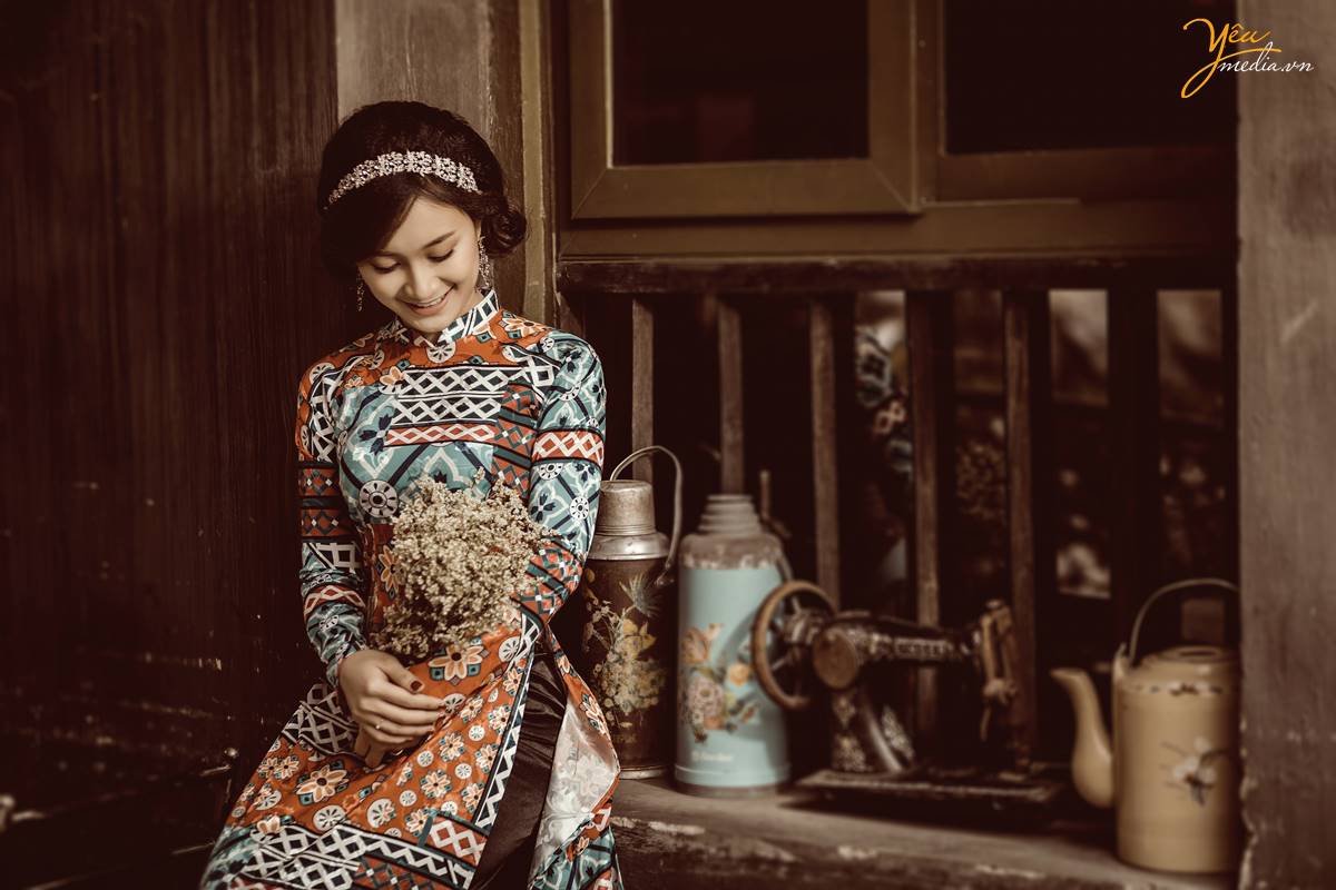 chụp ảnh áo dài Cô Ba Sài Gòn