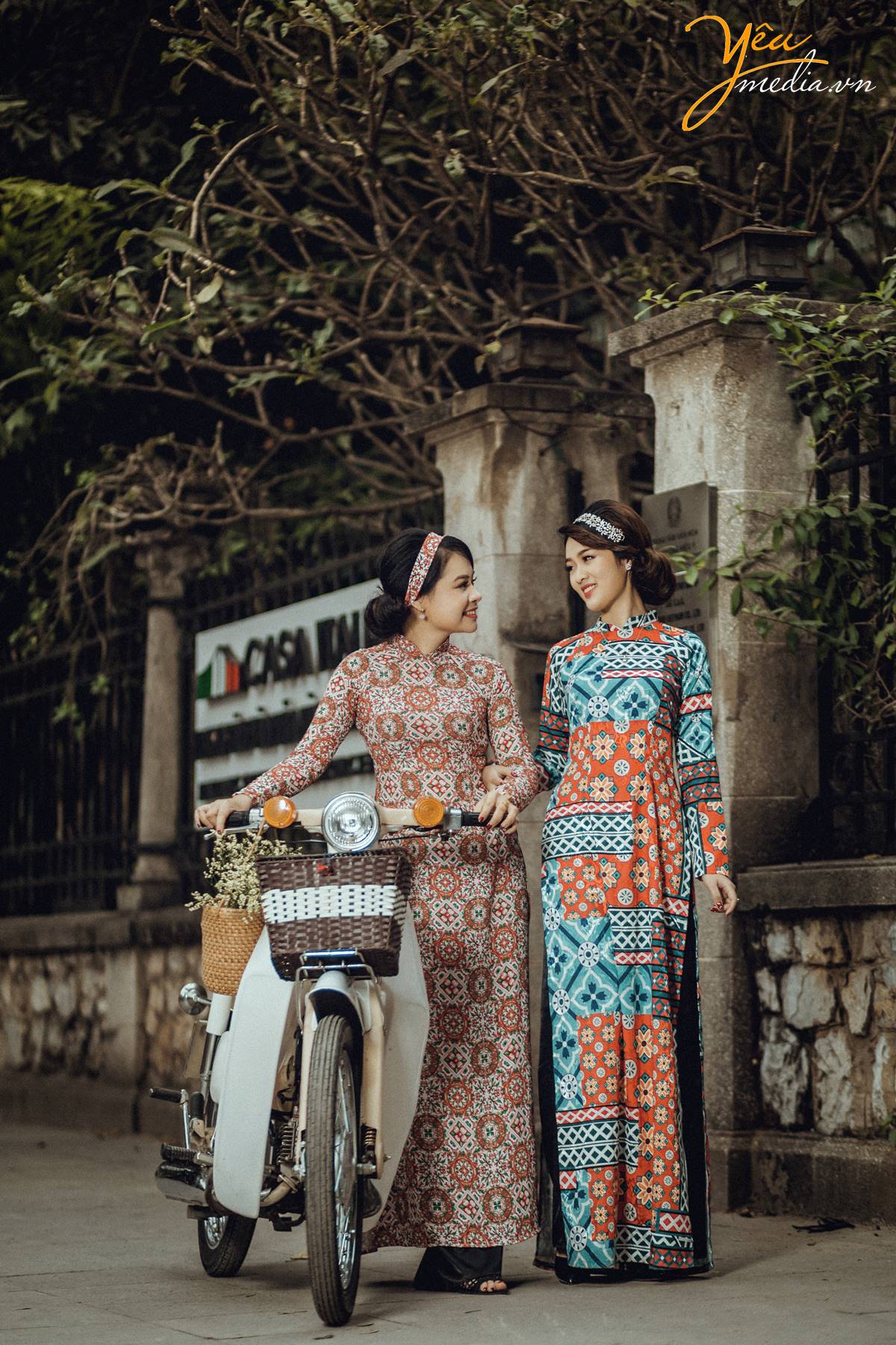 chụp ảnh áo dài Cô Ba Sài Gòn