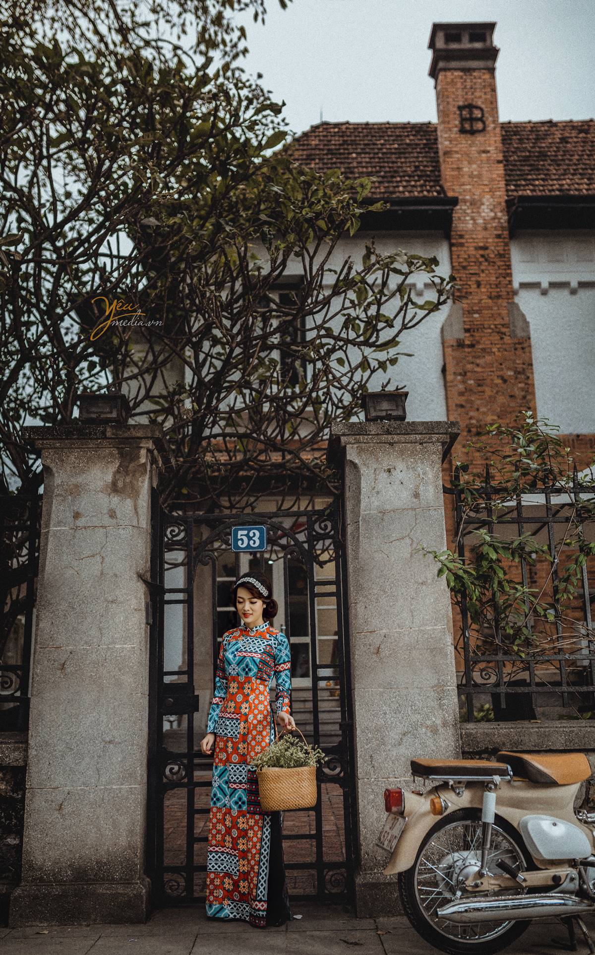 chụp ảnh áo dài cô ba Sài Gòn