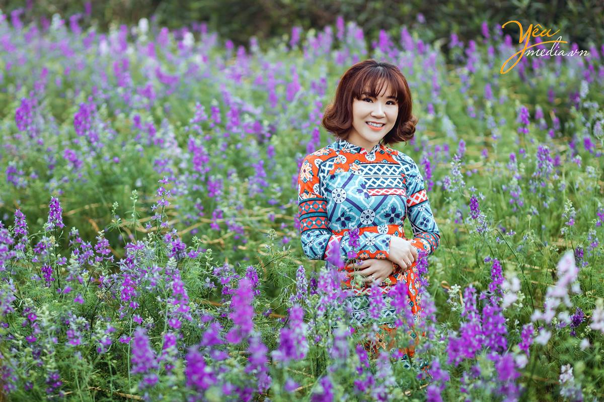 chụp ảnh áo dài Tết