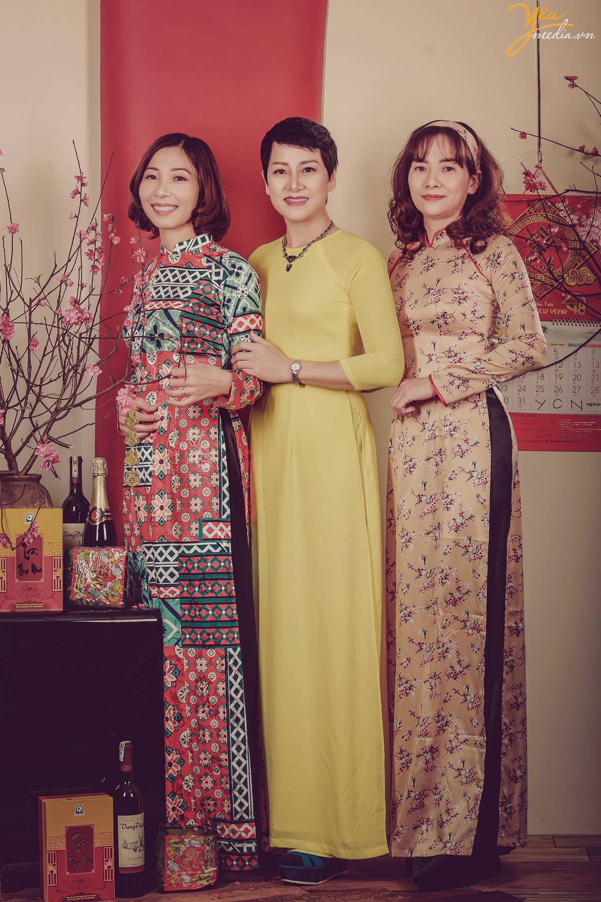 chụp ảnh gia đình dịp Tết
