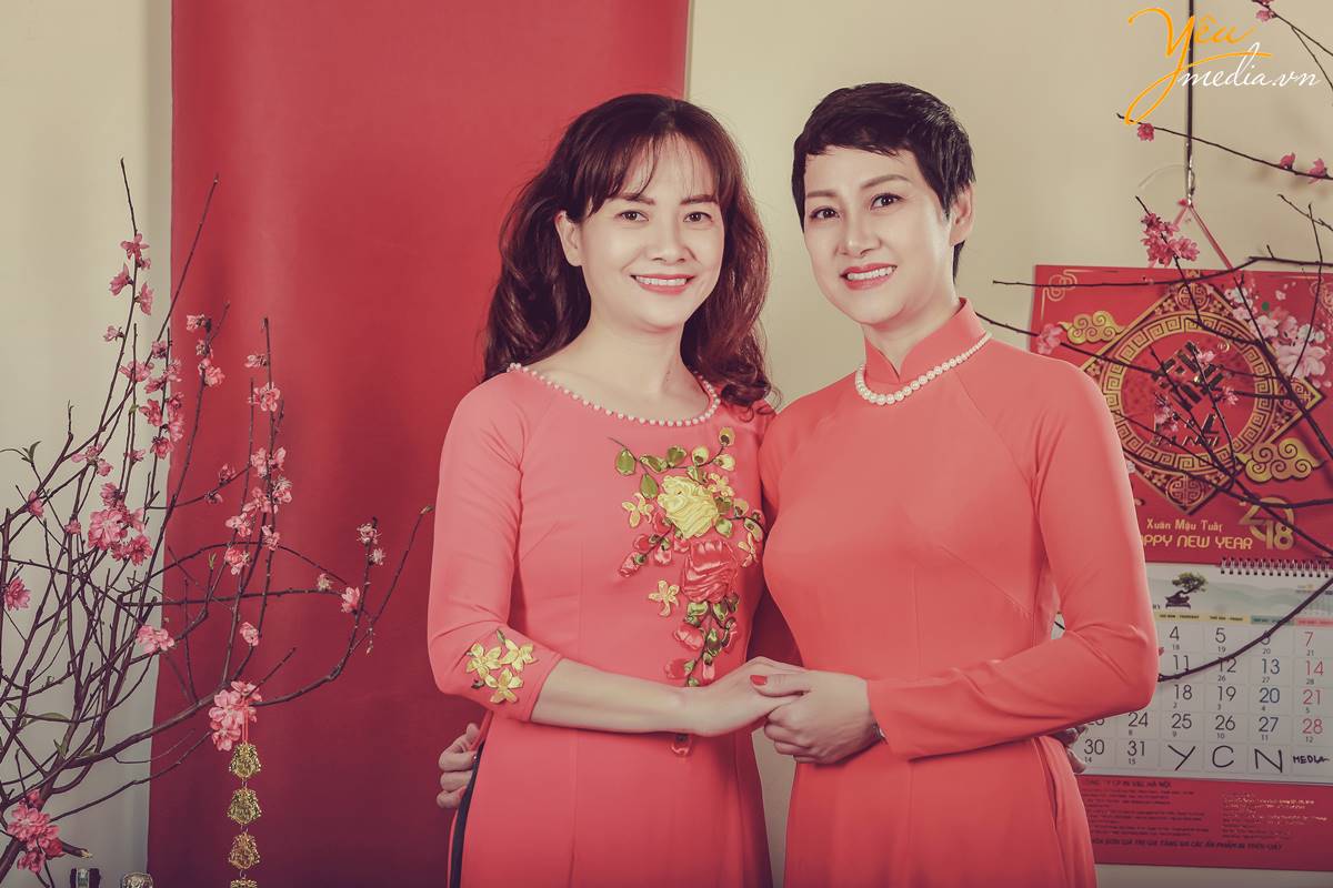 chụp ảnh gia đình dịp Tết