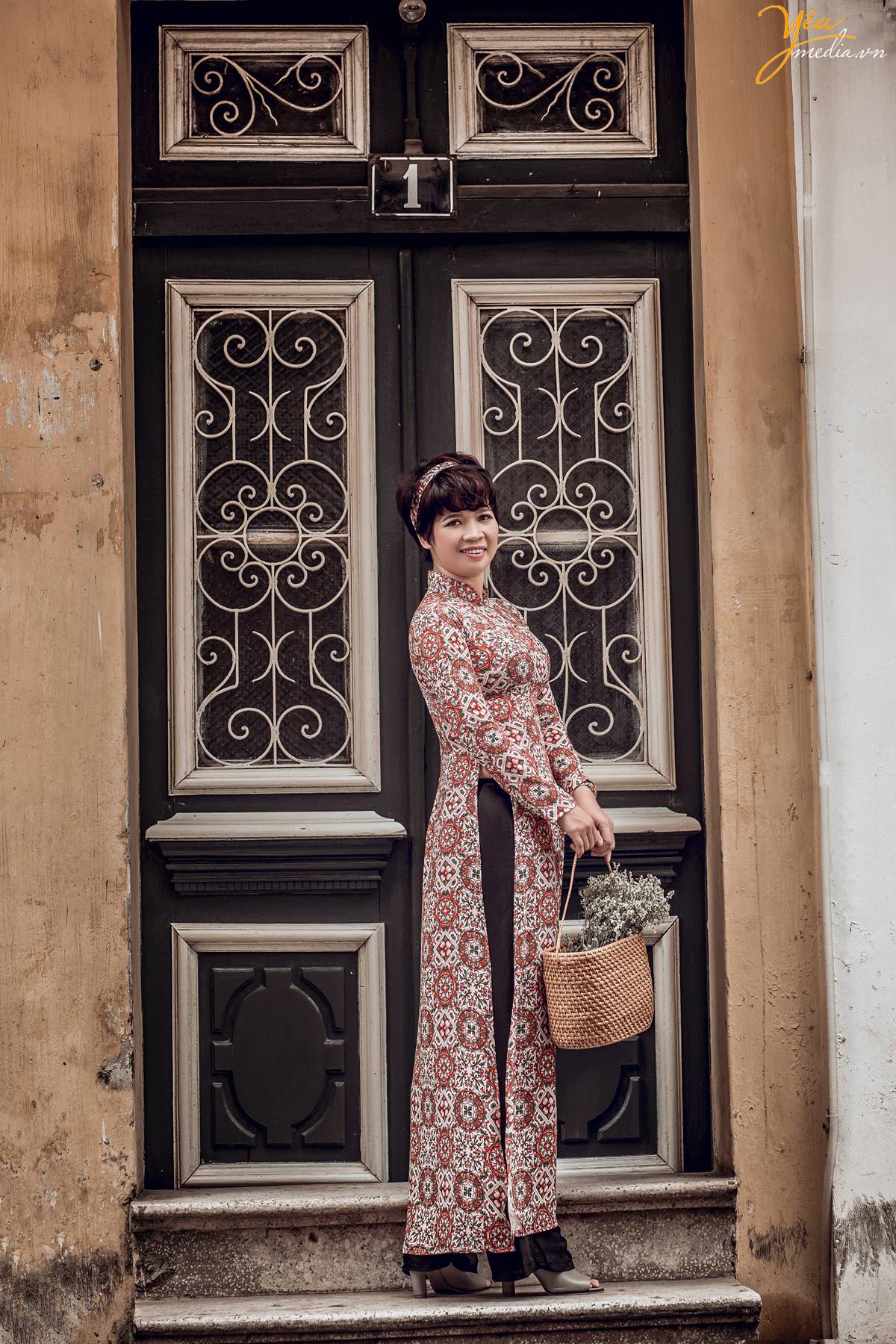 chụp ảnh áo dài Tết