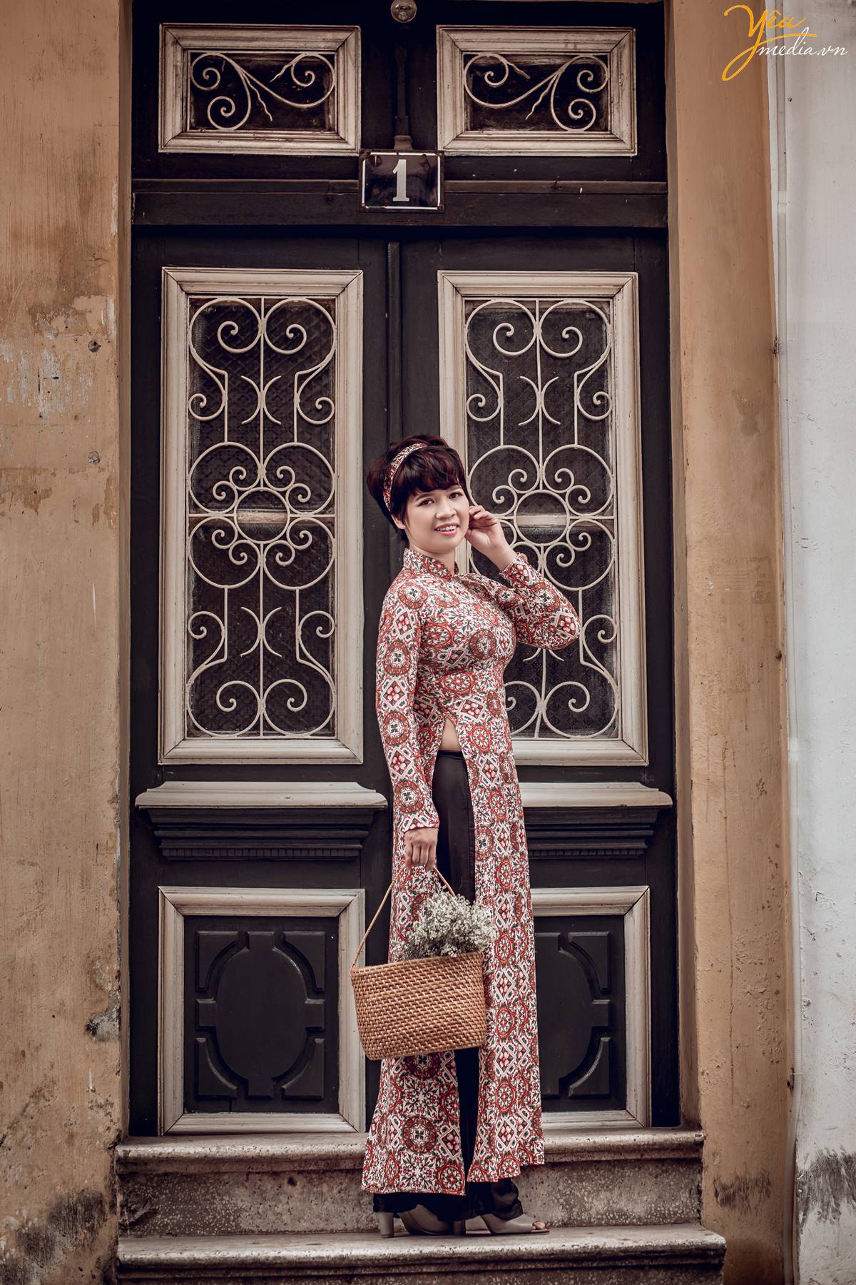 chụp ảnh áo dài Tết