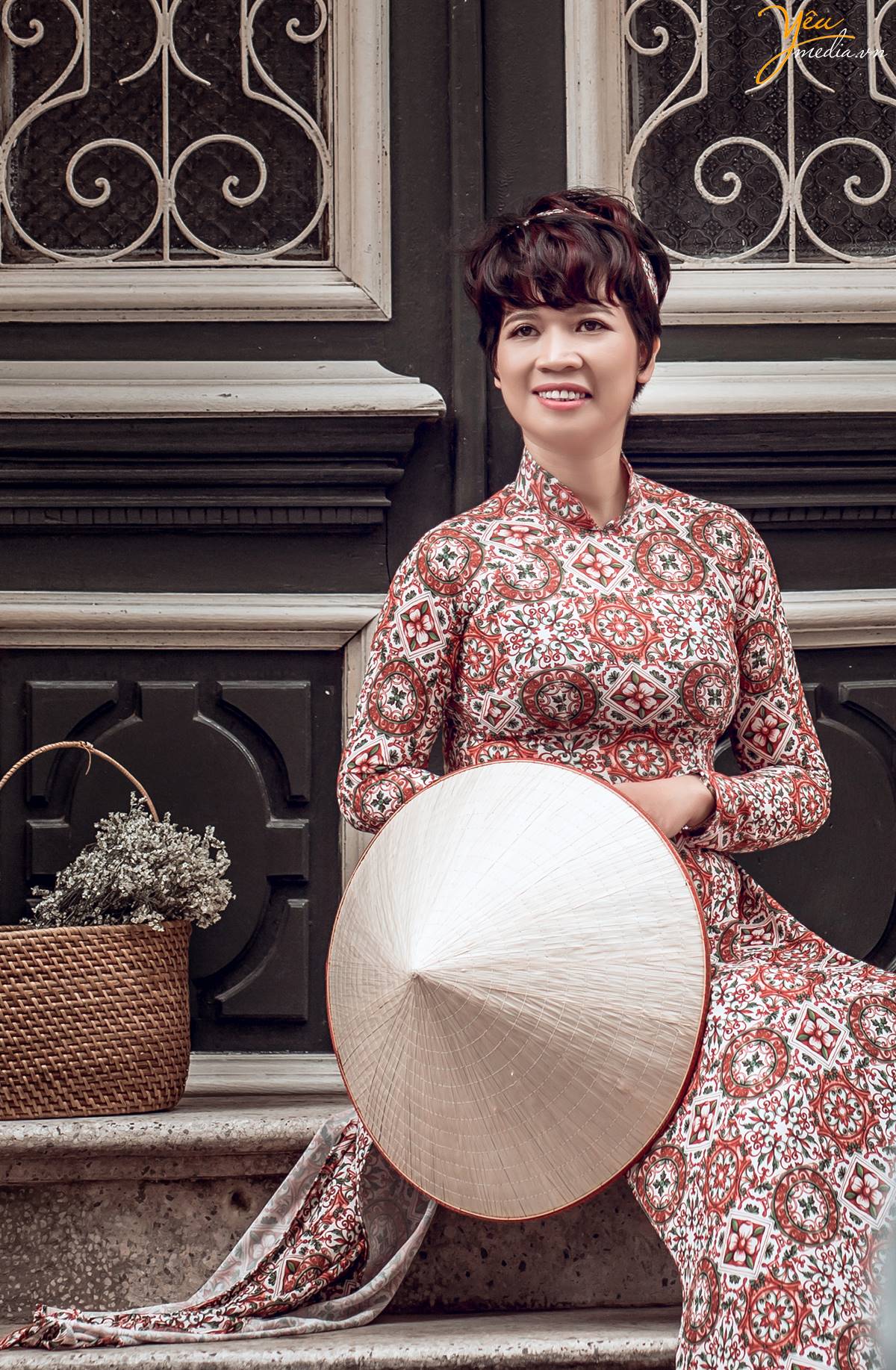 chụp ảnh áo dài Tết