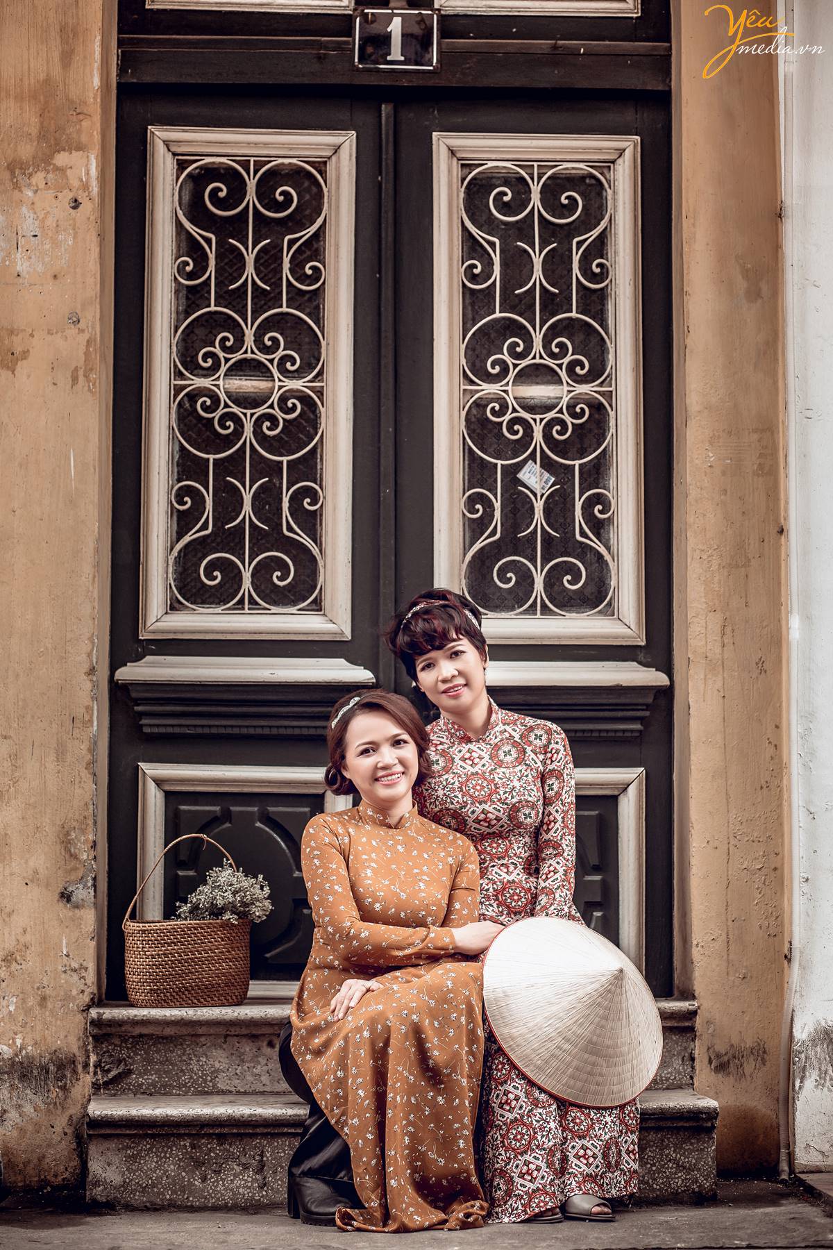 chụp ảnh áo dài Tết