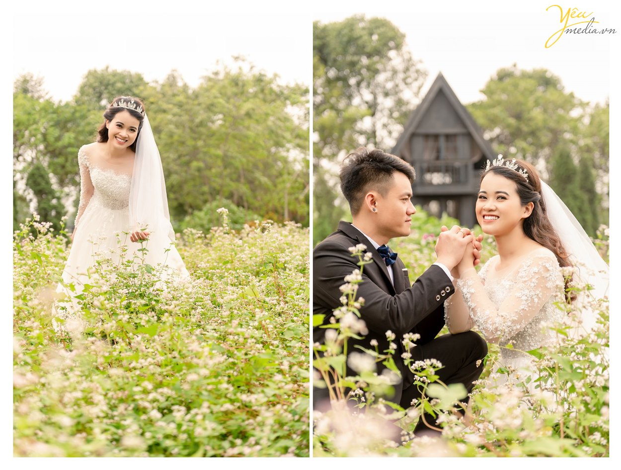 Chụp ảnh cưới style sang trọng châu Âu giữa lòng Hà Nội đến studio nào