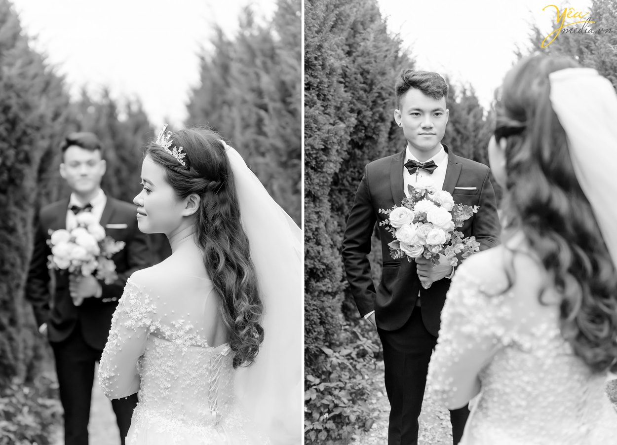 Chụp ảnh cưới style sang trọng châu Âu giữa lòng Hà Nội đến studio nào