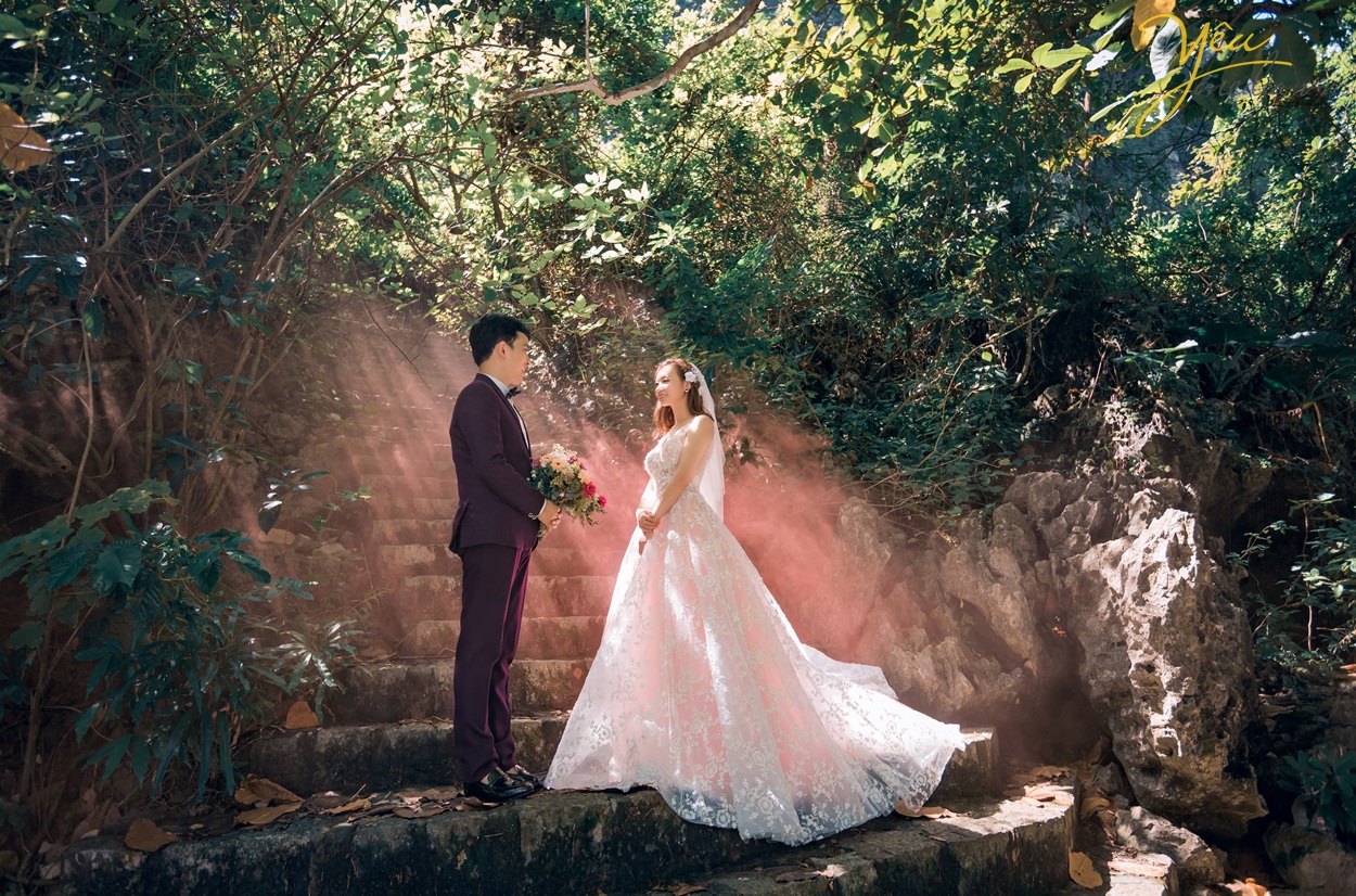 ảnh cưới trong ánh nắng xuyên đẹp nhất studio yêu media hà nội