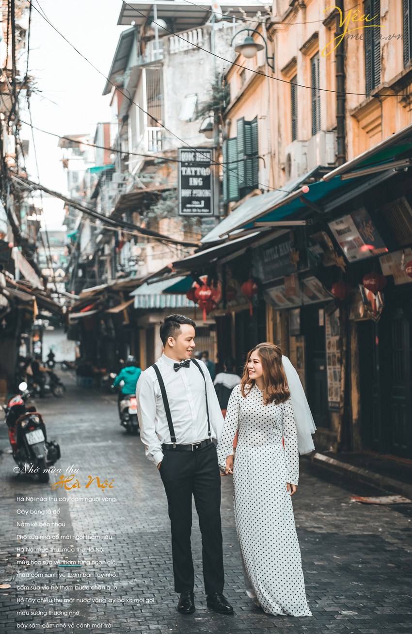 ảnh cưới ở phố cổ chụp ảnh mất bao nhiêu tiền