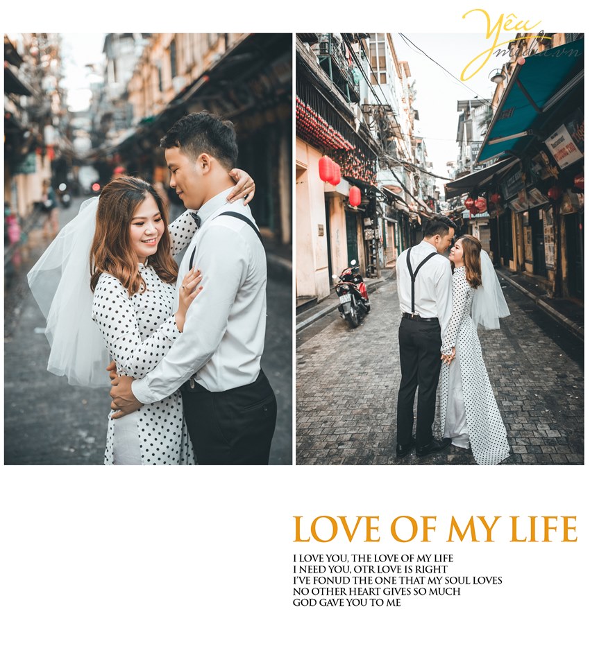 bộ ảnh cưới đẹp chụp tại phố cổ hà nội mã mây tạ hiền