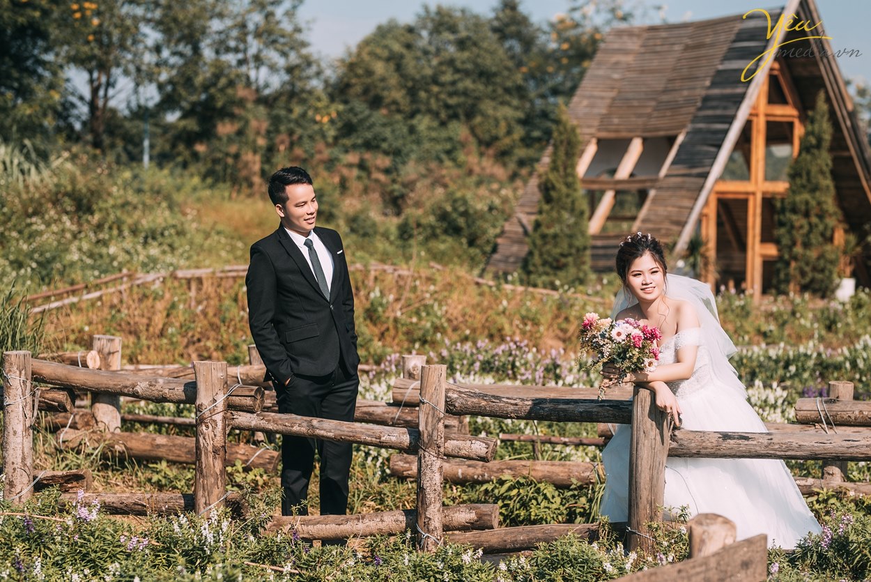 studio chụp ảnh cưới hà nội đẹp nhất ở santorini park